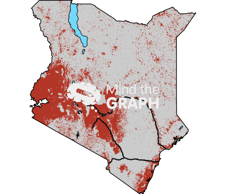 Kenya population lakes map Icons, Symbols, Pictures, and Images